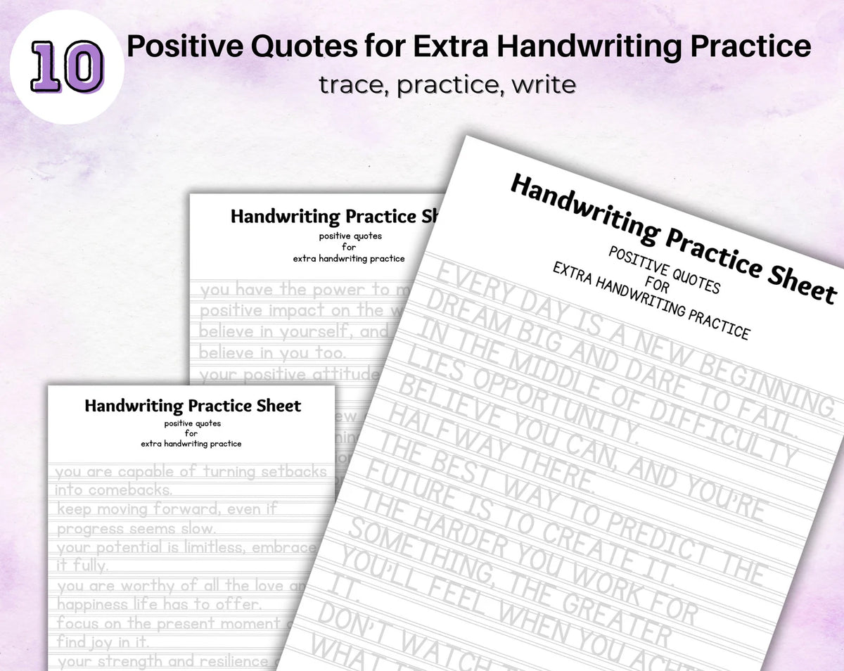 100 Page Neat Hand Writing Workbook| Practice Sheet Guide