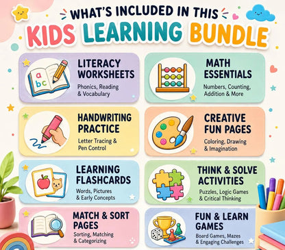 500,000+ Kids Educational Bundle