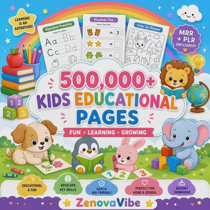 500,000+ Kids Educational Bundle